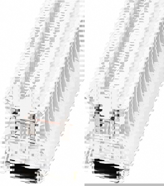 Terminal Blocks; Block Type: Passthrough ; Mounting Type: DIN Rail Mount ; Voltage: 600 V ; Amperage: 90 ; Number of Poles: 1 ; Number of Rows: 2